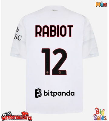 AC Milan Adrien Rabiot #12 Replica Away Stadium Shirt 2026-27 Short Sleeve